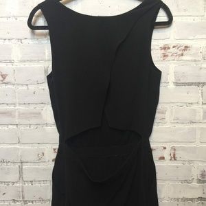 Draped Open Back Romper
